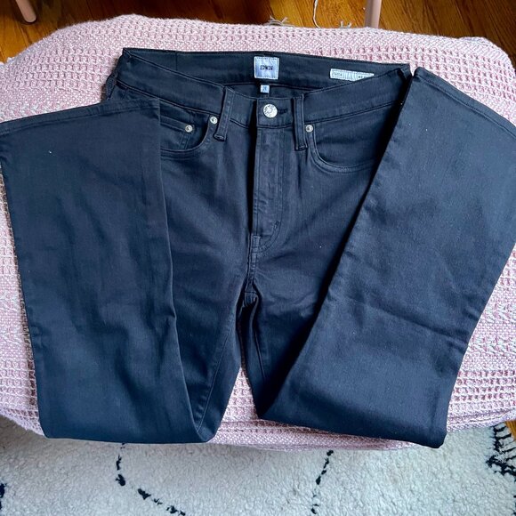 NWT Edwin Cassia mini boot black jeans, size 28 - Picture 2 of 6